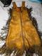 100% Indian wine native American buckskin dress