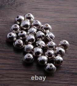 100 beads Sterling Silver Bench Made Beads 7mm (pack of 100 beads) DB2H-7