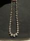 171/2 Long Navajo Pearl Hand Beaded And Stamped Ster Silv. Made In New Mexico