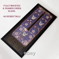 1900's Antique Sioux Beaded Horse Martingale Indian Old Costume PATRIOTIC