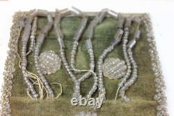 1908 Native American Beaded Whimsey Wall Pocket Act of DEFIANCE