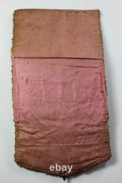 1908 Native American Beaded Whimsey Wall Pocket Act of DEFIANCE