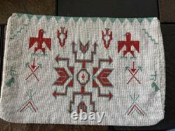 1950s Beaded Bag On Hide Bought At Native American WI Reservation Museum