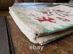 1950s Beaded Bag On Hide Bought At Native American WI Reservation Museum
