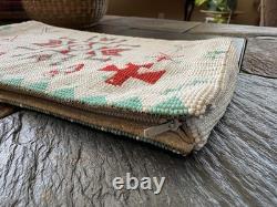 1950s Beaded Bag On Hide Bought At Native American WI Reservation Museum