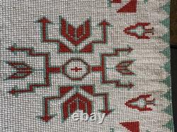 1950s Beaded Bag On Hide Bought At Native American WI Reservation Museum