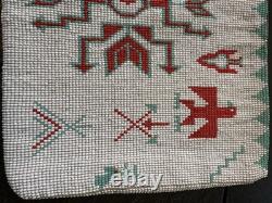 1950s Beaded Bag On Hide Bought At Native American WI Reservation Museum