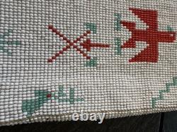 1950s Beaded Bag On Hide Bought At Native American WI Reservation Museum