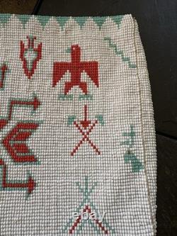 1950s Beaded Bag On Hide Bought At Native American WI Reservation Museum