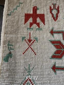 1950s Beaded Bag On Hide Bought At Native American WI Reservation Museum