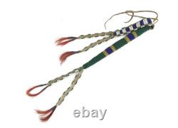 19th C. Native American Indian Plains Sioux Beaded Awl Case