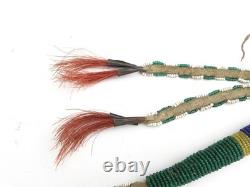 19th C. Native American Indian Plains Sioux Beaded Awl Case