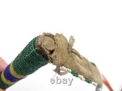19th C. Native American Indian Plains Sioux Beaded Awl Case