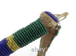 19th C. Native American Indian Plains Sioux Beaded Awl Case