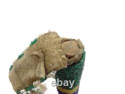 19th C. Native American Indian Plains Sioux Beaded Awl Case