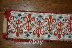 30 19th Century Ceremonial Sioux Lakota Hand Beaded Ceremonial Belt