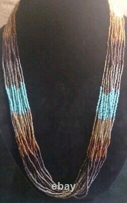 32 Pc Native American Style Semi-precious Bead Necklaces Bracelets Cuffs Lot +