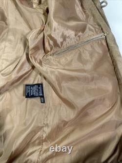 3B WEST Tansmith Suede Leather Fringe Beaded Native American Style Jacket Size M