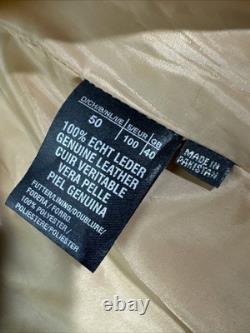 3B WEST Tansmith Suede Leather Fringe Beaded Native American Style Jacket Size M