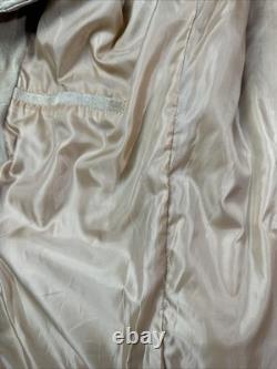 3B WEST Tansmith Suede Leather Fringe Beaded Native American Style Jacket Size M