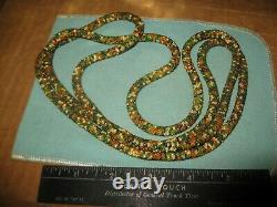 48 Continuous Round Beaded Native American Necklace