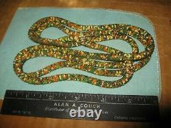 48 Continuous Round Beaded Native American Necklace
