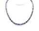 6mm Purple Wampum Quahog Heishi Eastern Native American Beaded Choker Necklace