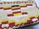 ANTIQUE 1920-30s BEADED SOUTHERN CHEYENNE POUCH OKLAHOMA -GREASY YELLOWS, ETC