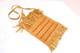 APACHE BUCKSKIN LEATHER BEADED Large BAG/POUCH Hand-Made VTG Native Art Purse