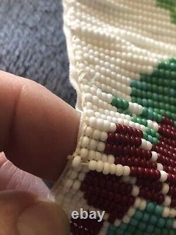 Alaskan? Native American Salish Belt Beadwork 24Approx Handmade? Seed Beads VGC