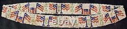 American Indian Native American NW Tribe Beaded Hat band Headband US FLAGS
