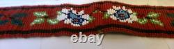 American Native American INDIAN Beaded BELT Plains Indian Flowers