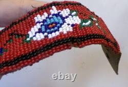 American Native American INDIAN Beaded BELT Plains Indian Flowers