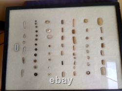 Ancient Hopewell Native American Bead Collection from the Mackinaw River