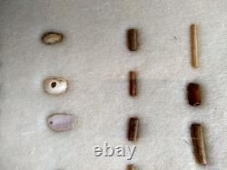 Ancient Hopewell Native American Bead Collection from the Mackinaw River