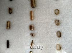 Ancient Hopewell Native American Bead Collection from the Mackinaw River