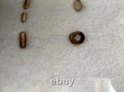 Ancient Hopewell Native American Bead Collection from the Mackinaw River