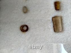 Ancient Hopewell Native American Bead Collection from the Mackinaw River