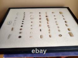 Ancient Hopewell Native American Bead Collection from the Mackinaw River