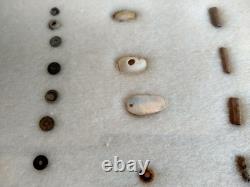 Ancient Hopewell Native American Bead Collection from the Mackinaw River Ancient Hopewell Native American Bead Collection from the Mackinaw River