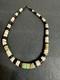 Antique 1930s Santo Domingo Pueblo Choker Turquoise Shell Heishi Necklace 15