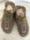 Antique Arapaho Indian Youth Beaded Leather Handmade Mocassins