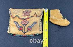 Antique Beaded Bag Medicine Pouch Native American