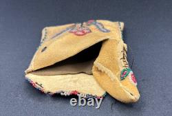 Antique Beaded Bag Medicine Pouch Native American