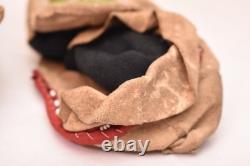 Antique CREE INDIAN FLORAL BEADED MOCCASINS NATIVE AMERICAN 8