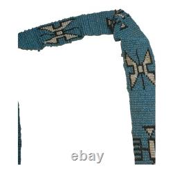 Antique Hand Made Native American Beaded Sash with Tassels