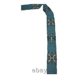 Antique Hand Made Native American Beaded Sash with Tassels