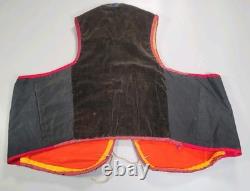 Antique NATIVE AMERICAN CREE BEADED VEST 1910-1920 Very Nice ConditionFlowers