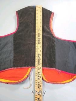 Antique NATIVE AMERICAN CREE BEADED VEST 1910-1920 Very Nice ConditionFlowers