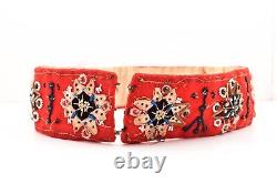 Antique NATIVE AMERICAN Santee Sioux INDIAN BEADED DECORATED BELT / SASH